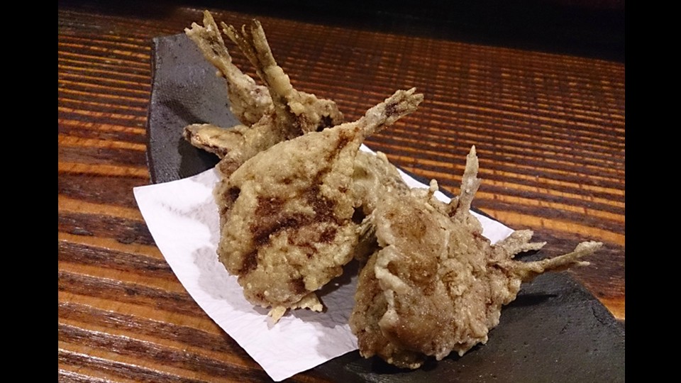 fried small fish with out back bone